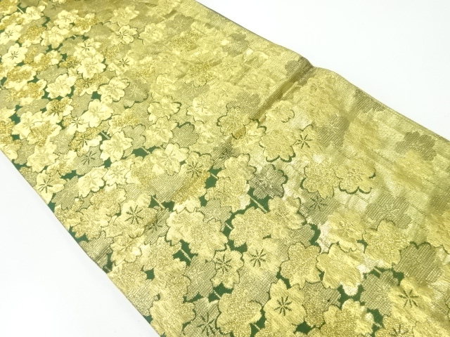 JAPANESE FUKURO OBI / WOVEN SAKURA